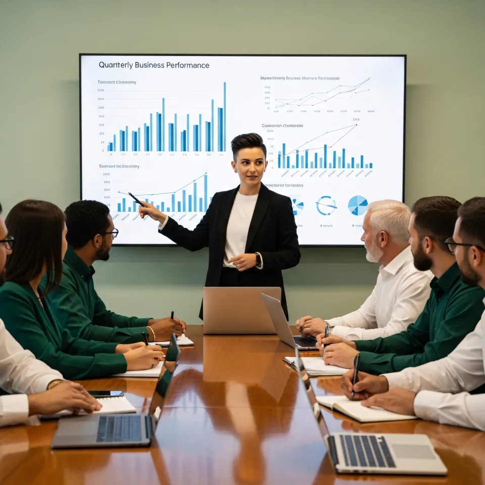 Reunião de equipa em ambiente profissional